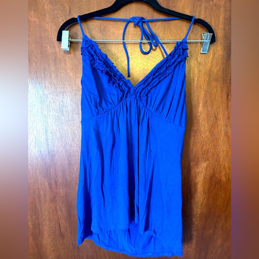Victoria’s Secret bra tank top L cobalt babydoll